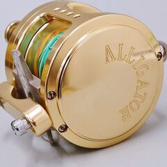 ALLIGATOR アリゲーター技研 BATTLE20 両軸リール 船釣り リール 釣り用品 元箱 ハンドル 取扱説明書付属 船用 手動リール 釣り具の画像