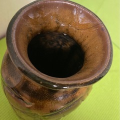 手作り　陶器　花瓶　の画像