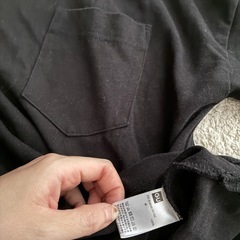 オーバーサイズ黒のＴシャツの画像