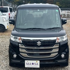 H29年スペーシアカスタムZ/ターボ デュアルカメラブレーキサポート/検8年11月迄/パワスラ/純正ナビの画像