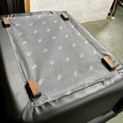 【Inter Livax】 インターリバックス オットマン ブラック インテリア 家具 ① A0833の画像