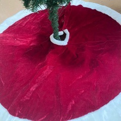 クリスマスツリー＆豪華ツリースカート付きの画像