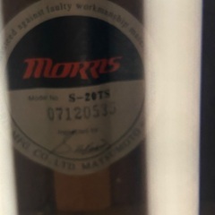 エレアコ　モーリス　Morris S-20 TS アコースティックギター　名品の画像