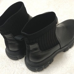 ORiental TRaffic リブニットブーツ　レディース　冬の画像