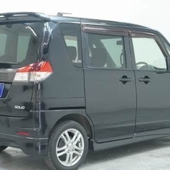 【自社ローン対応】スズキ ソリオ 　ブラック＆ホワイト２　スマートキー　片側電動スライドドア　HIDヘッドライト　の画像