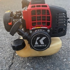 肩掛け式　草刈り機　草刈機　刈払い機　刈払機　共立　KIORITZ キョーリツ　SRE26G 26cc　プロ用　iスタート　動作品の画像
