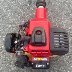 肩掛け式　草刈り機　草刈機　刈払い機　刈払機　共立　KIORITZ キョーリツ　SRE26G 26cc　プロ用　iスタート　動作品の画像