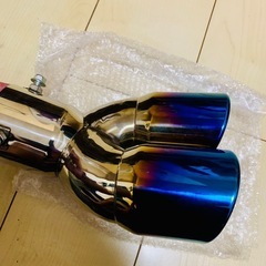ステンレス製対角大型ダブテールマフラーカッターの画像