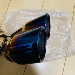 ステンレス製対角大型ダブテールマフラーカッターの画像