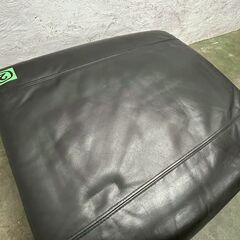 【Inter Livax】 インターリバックス オットマン ブラック インテリア 家具 ② A0834の画像