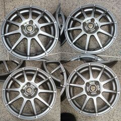 取付OK✨ STRANGER 15インチホイール 4本｜PCD100 軽自動車に最適の画像