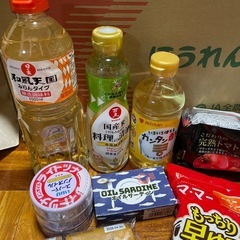 半額以下調味料とお菓子　ちゃんと読んで下さい　大岡山駅ですの画像