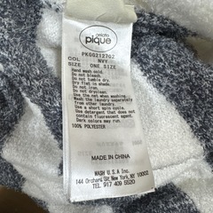 GELATO PIQUE ボンボン付きブランケットの画像