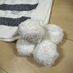 GELATO PIQUE ボンボン付きブランケットの画像