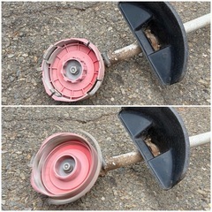 ◯手渡しのみ 丸山 エンジン刈払機 背負式 背負子 草刈機 刈り払い 草刈り MARUYAMA BIG M BCS234S 混合ガソリン 中古品■ジモティ姫路の画像