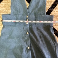 美品　コーデュロイ　ロングワンピース　Ｌの画像