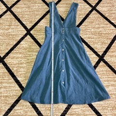 美品　コーデュロイ　ロングワンピース　Ｌの画像