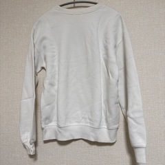 GU 裏起毛スウェット　白　MMの画像