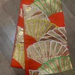 七五三　子供　着物　帯の画像