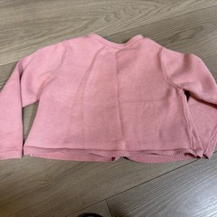 next baby ピンク カーディガン 12-18ヶ月の画像
