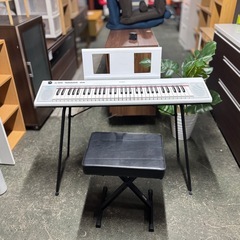 A1751🌟激安‼️16年製YAMAHA ヤマハ ピアジェーロ NP-12WH 電子ピアノ キーボード 61鍵盤の画像
