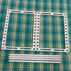 美原店 ニトリ シンク下 伸縮ラック 46-74㎝ 収納ラック　ホワイトの画像