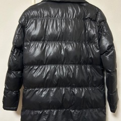 ダウンジャケット 光沢感 レディース ブラックの画像