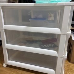 キャスター付きロングチェストの画像