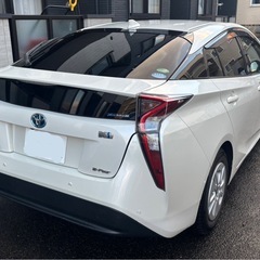 パールホワイトプリウス‼️美品‼️ビッグモニター‼️の画像