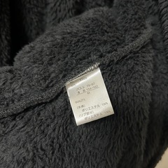 ファーコート 手触りふわふわ レディース ブラックの画像