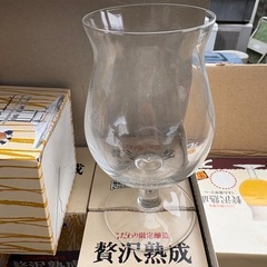 サントリービール贅沢熟成かだわりビールグラスの画像