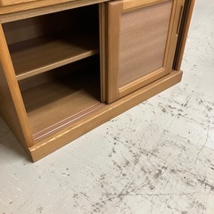 ロ 2511-322 （株）河口家具製作所 ダイニングボード 上下分割可 中古の画像