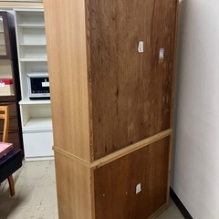 ロ 2511-322 （株）河口家具製作所 ダイニングボード 上下分割可 中古の画像