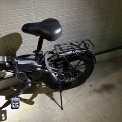 折りたたみ電動アシスト自転車の画像