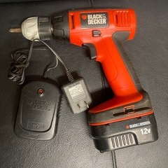 充電式　コードレスドリルドライバー　CDC1200 BLACK &DECKERの画像