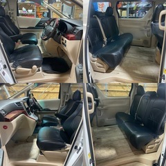 トヨタ　ヴェルファイア　平成22年　19.2万キロ　2.4X  4WD 2400cc 車検令和9年9月まで　ナビ　フルセグTV バックカメラ　フリップダウンモニター　クリアランスソナーの画像