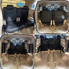 トヨタ　ヴェルファイア　平成22年　19.2万キロ　2.4X  4WD 2400cc 車検令和9年9月まで　ナビ　フルセグTV バックカメラ　フリップダウンモニター　クリアランスソナーの画像