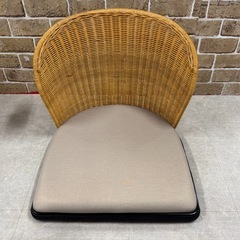 ⭐︎②和家具　ラタン　座椅子　2脚セット　美品⭐︎の画像