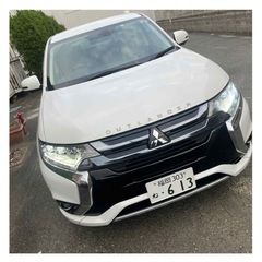 ☆検8年7月☆満充電38km☆H27年 アウトランダーPHEV GナビPKG４ＷＤ☆ドラレコ⭐︎スタッドレスタイヤホイル付⭐︎の画像