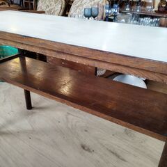 昭和レトロ スリムなテーブル 作業台 作業机　/TJ-2655 2Fの画像