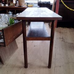 昭和レトロ スリムなテーブル 作業台 作業机　/TJ-2655 2Fの画像