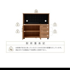 JK-PLAN(ジェイケイ・プラン) 北欧キッチンシリーズ90幅キッチンカウンターレンジ収納(ナチュラル/ブラック) FAP-0030-NABK ケイッティオ(keittio) [FAP0030NABK]の画像