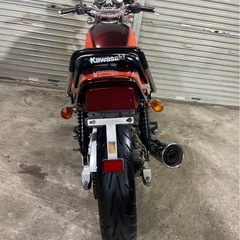 カワサキ ゼファー400 実動　車体　プラグ&バッテリー新品　大人シンプルカスタム　Z2仕様　始動動画有り　タイヤバリ山の画像