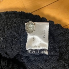 レディース　もこもこパーカー　Ｌサイズ　黒の画像