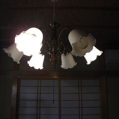 シャンデリヤ　６灯　下向きの画像