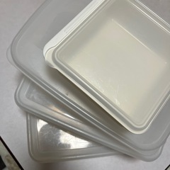 タッパー　薄型　4個の画像