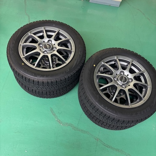 スタッドレス　ホイールセット　ブリザックVXR2 　155/65R14
