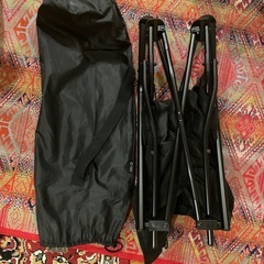 収束式ローチェア　焚き火チェア　の画像