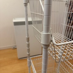 5段 収納かごラックの画像