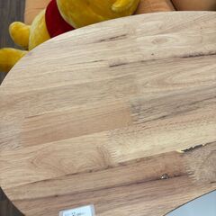 【ジモティー割あり】【ジャングル守口店】ローテーブル　ビーンズ型　ナチュラルの画像